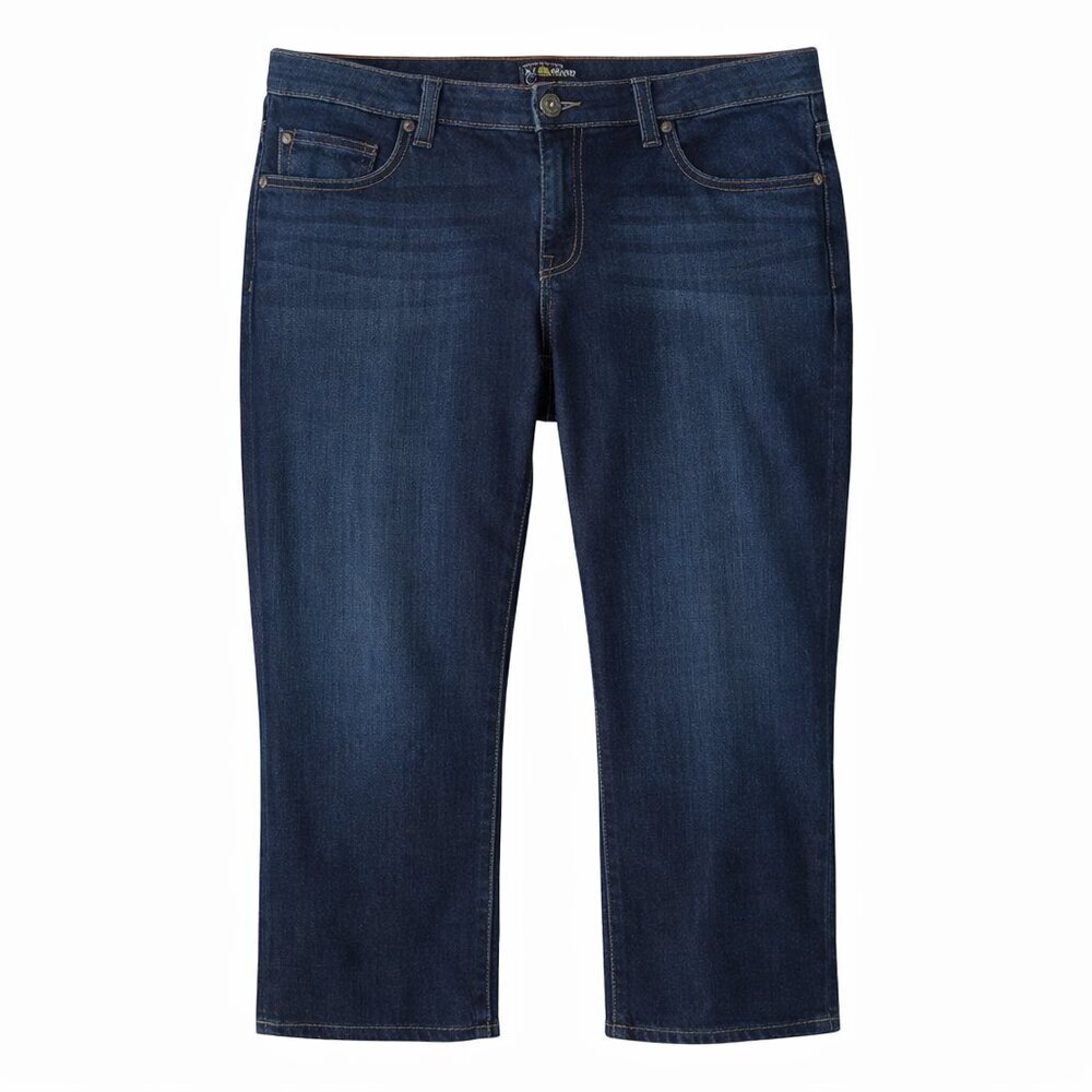LUCKY BRAND Ginger Crop Medium Wash Plus Size Jeans Size 24W
